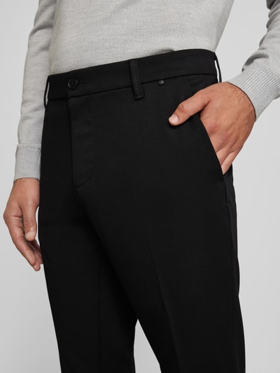 Tom Tailor Denim Slim Fit Chino aus Jersey mit fixierten, gekrempelten Beinabschlüssen Black 3