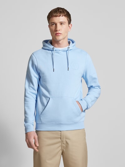 Blend Hoodie mit Statement-Print Modell 'JANNUS' Hellblau 4