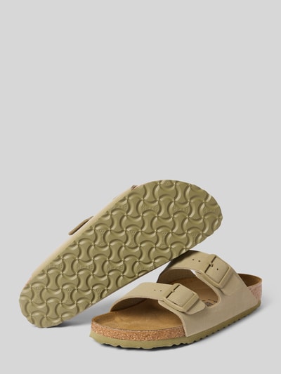 Birkenstock Sandały ze sprzączką model ‘Arizona’ Khaki 4