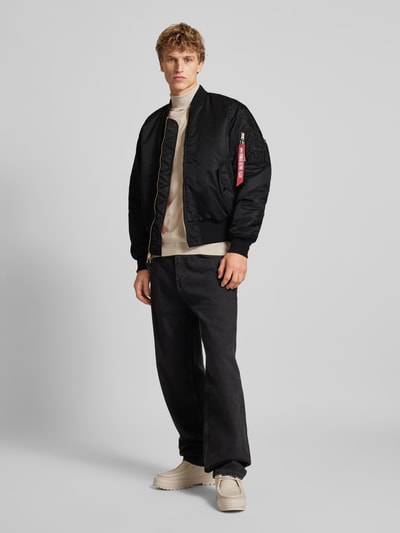 Alpha Industries Bomberjacke mit Stehkragen Black 1