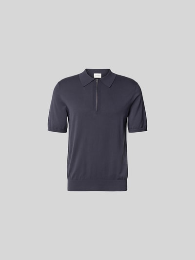 Closed Poloshirt mit kurzem Reißverschluss Bleu 2
