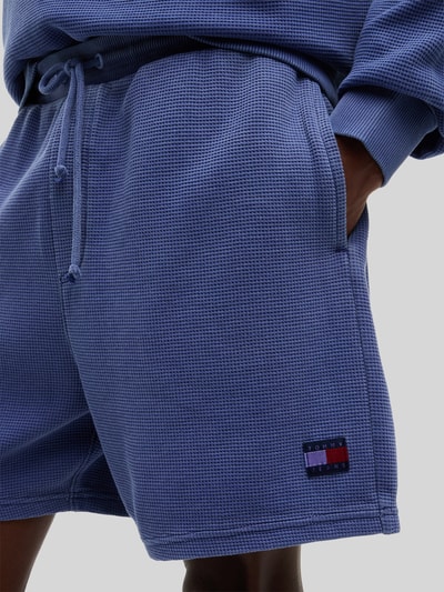 Tommy Jeans Regular Fit Bermuda aus reiner Baumwolle mit feiner Struktur Blau 3