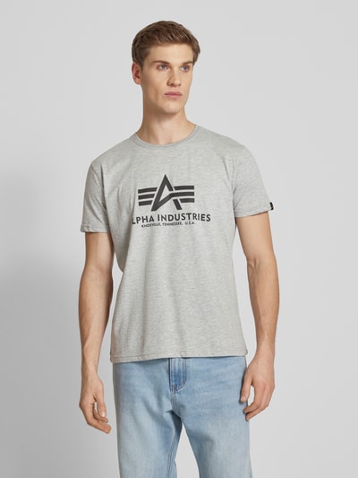 Alpha Industries T-shirt van zuiver katoen Middengrijs gemêleerd - 4