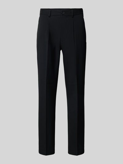 Produktfoto, Regular Fit Chino mit Viskose-Anteil von Selected Homme, Optik: Unifarben, Twill, Material-Mix, Bundabschluss elastisch, Gürtelschlaufen, Knopf- und Reißverschluss, Gesäßtaschen, seitliche Eingrifftaschen