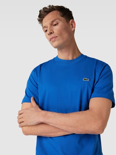 Lacoste T-shirt z okrągłym dekoltem model ‘BASIC’ Niebieski 3