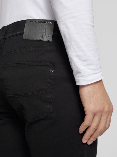 Brax Hose mit Label-Patch Modell 'Cadiz' Black 3