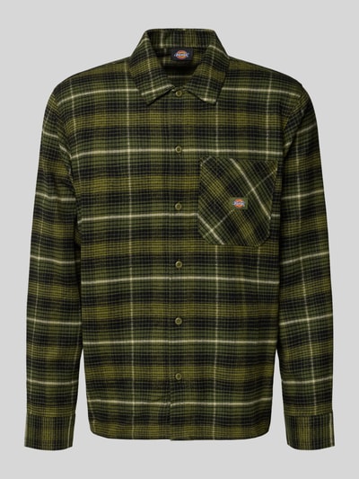 Dickies Regular Fit Freizeithemd mit Brusttasche Dunkelbraun 2