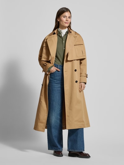 Weekend Max Mara Trenchcoat mit Umlegekragen Modell 'VIVETTA' Beige 1