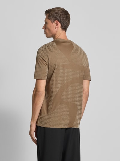 Emporio Armani T-Shirt mit Rundhalsausschnitt Taupe 5