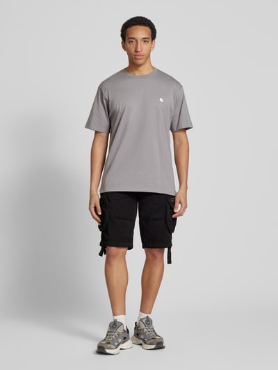 Alpha Industries Bermudas mit Cargotaschen Modell 'JET' Black 1