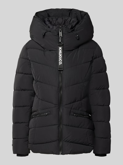 khujo Steppjacke mit Kapuze und Label-Detail Modell 'HERSCH2' Black 2