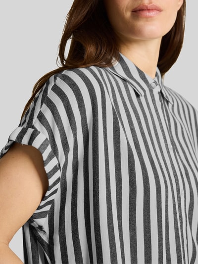 Tom Tailor Regular Fit Bluse aus reiner Viskose Marine 3