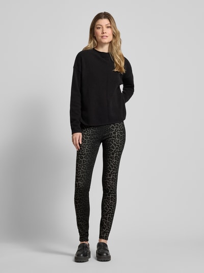 YAS Super skinny fit legging met brede band, model 'AZZURRO' Middengrijs - 1