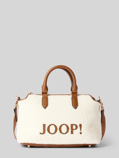JOOP! Handtasche mit Label-Detail Modell 'lanoso' Ecru 2