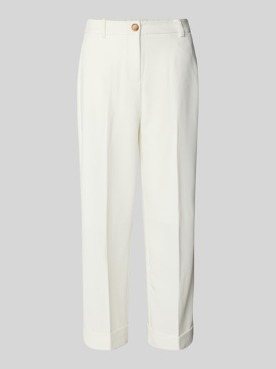 B.Young Tapered fit stoffen broek met verkort model, model 'DECERI' Offwhite - 2