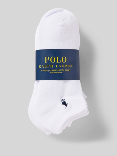 Polo Ralph Lauren Underwear Sneakersokken met logostitching in een set van 6 paar Wit - 3