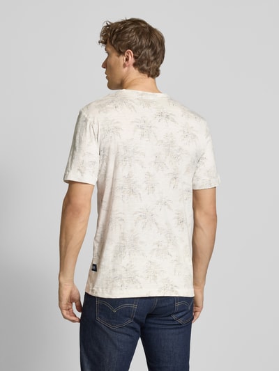 Tom Tailor Regular Fit T-Shirt aus reiner Baumwolle Offwhite 5