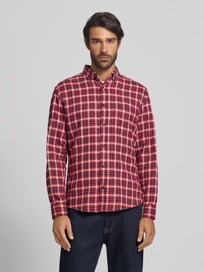 OLYMP Level Five Casual fit vrijetijdsoverhemd met button-downkraag Rood - 4