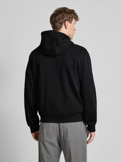 HUGO Hoodie mit Label-Print Modell 'Dapo' Black 5