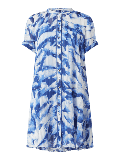 FREEBIRD Blusenkleid aus Chiffon Modell 'Celeste' Blau 2