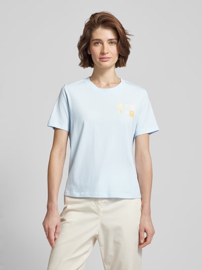 Esprit T-shirt met ronde hals Lichtblauw - 4