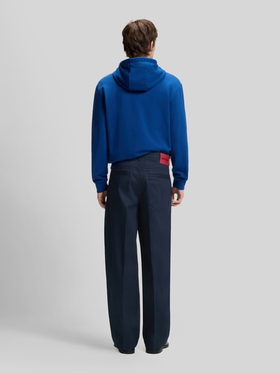 HUGO Baggy Fit Weite Hose aus reiner Baumwolle Modell 'HUGO 249' Jeansblau 5