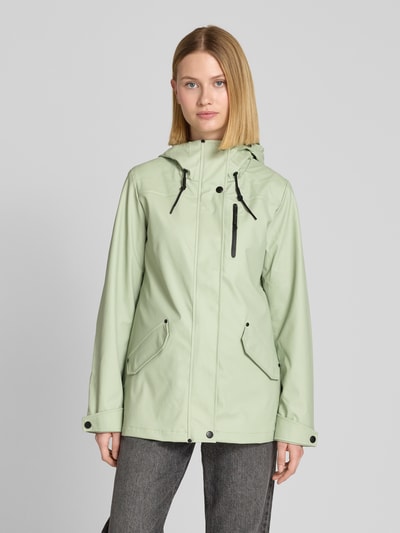 Ragwear Regenjacke mit Kapuze und Pattentaschen Modell 'Meast Rainy' Schilf 4