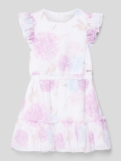GUESS Kleid mit floralem Allover-Muster Offwhite 1