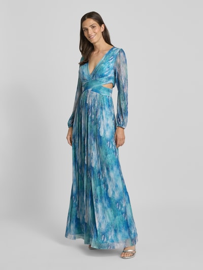 Swing Abendkleid mit Effektgarn Ocean 1