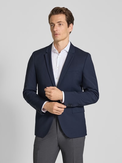 HUGO Super Slim Fit Anzugsakko aus Schurwoll-Mix Modell 'ARTIM204X' Marine 4