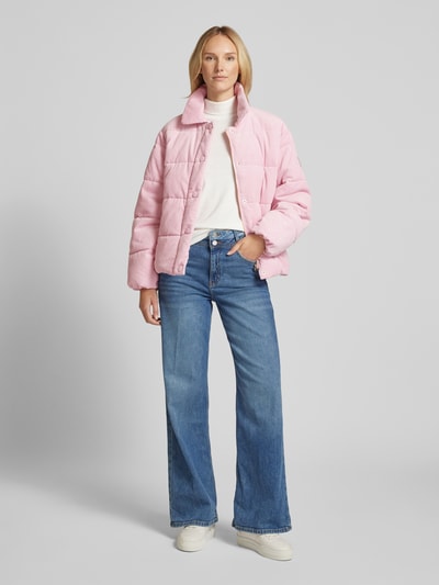 Christian Berg Woman Selection Cordjacke mit Steppnähten Rose 1