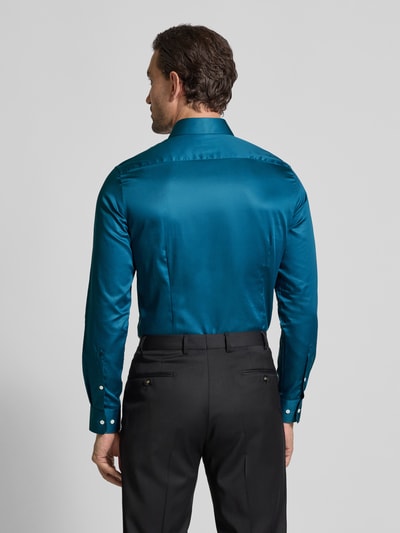 SEIDENSTICKER Regular Fit Business-Hemd mit Kentkragen Modell 'New' Petrol 5