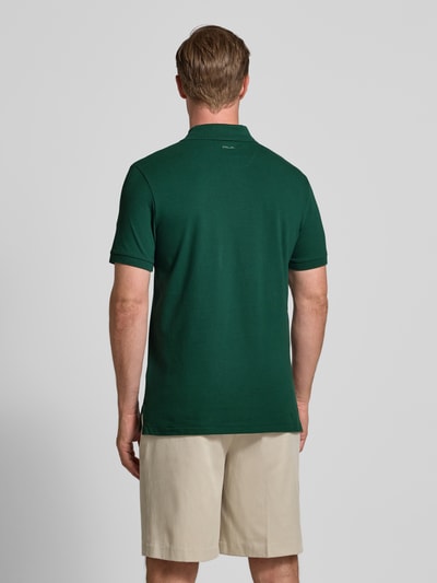 Polo Ralph Lauren Slim fit poloshirt met labelstitching Donkergroen - 5