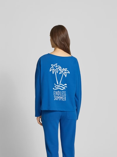 Juvia Longsleeve mit Rundhalsausschnitt Blau 5