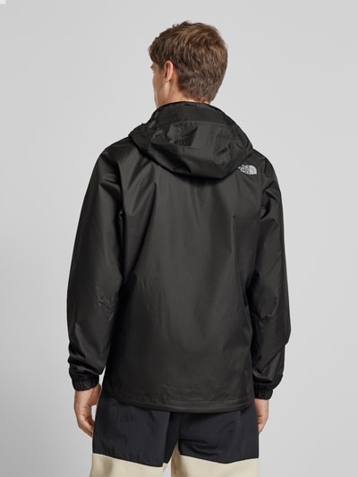 The North Face Windbreaker met labelprint, model 'QUEST' Zwart - 5