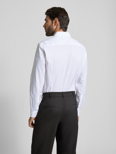 Jake*s Slim fit zakelijk overhemd met kentkraag Wit - 5