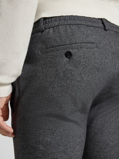 Brax Slim Fit Stoffhose mit Gesäßtaschen Modell 'Phil' Mittelgrau 3