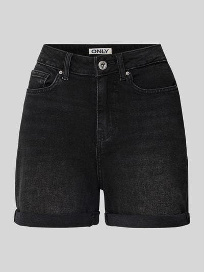 Only Relaxed Fit Jeansshorts aus Baumwoll-Mix Modell 'JOSEPHINE' Black 2