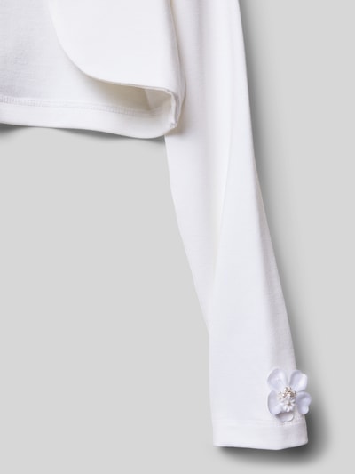 Weise Regular fit bolero van viscosemix Wit - 2