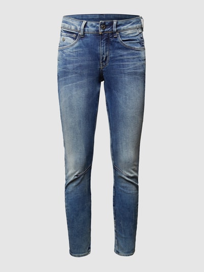 G-Star Raw Skinny fit jeans met labelpatch Jeansblauw - 2