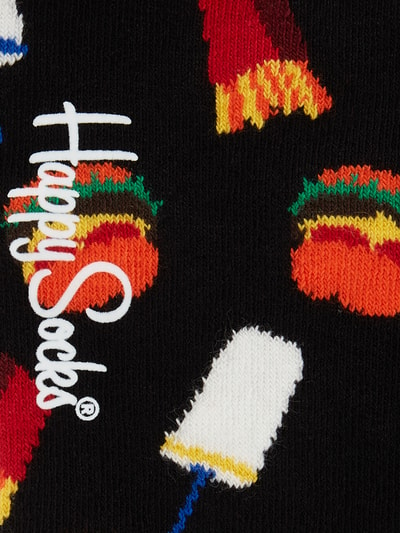 Happy Socks Socken mit Allover-Muster  Black 2