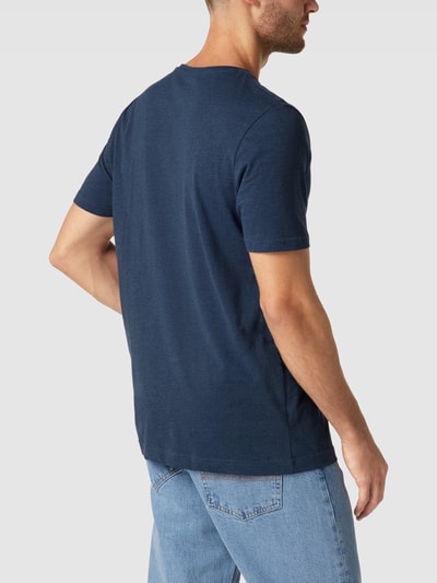 Fynch-Hatton T-Shirt mit V-Ausschnitt Marine Melange 5