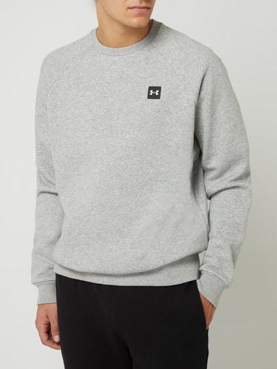 Under Armour Sweatshirt aus Baumwollmischung Hellgrau 4