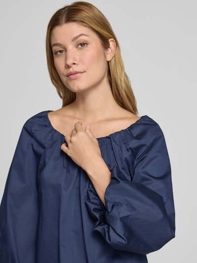 Christian Berg Woman Relaxed Fit Bluse mit 3/4-Arm Marine 3