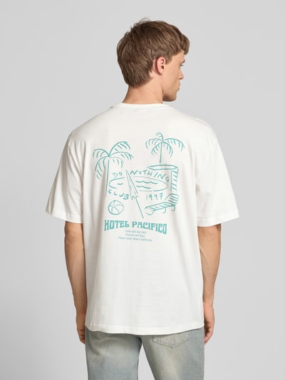 Only & Sons T-Shirt mit Stitching-Detail Modell 'MILO' Weiss 5