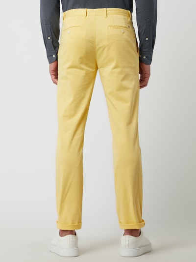 Tommy Hilfiger Straight fit chino met stretch, model 'Denton' Geel - 5