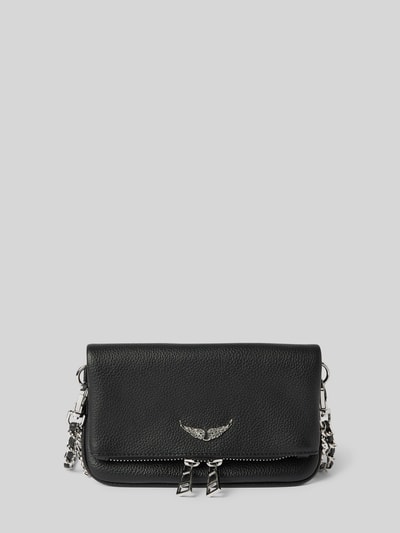 Zadig & Voltaire Crossbody Bag aus echtem Rindsleder Modell 'ROCK' Black 2