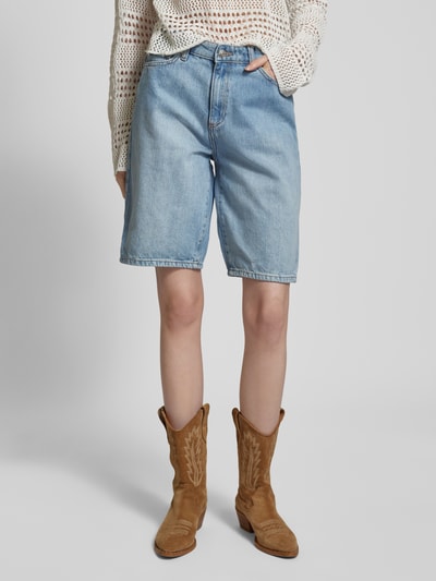 Only Relaxed Fit Jeansshorts mit Eingrifftaschen Modell 'SONNY' Hellblau 4