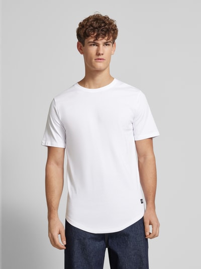 Jack & Jones T-Shirt mit Label-Patch Modell 'NOA' im 3er-Pack Weiss 4