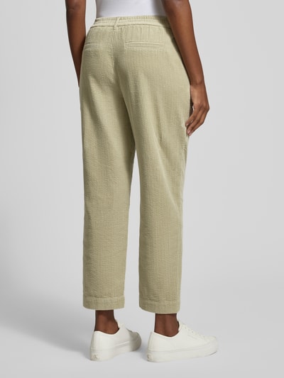 OPUS Corduroy broek met elastische band, model 'Myha soft' Rietgroen - 5